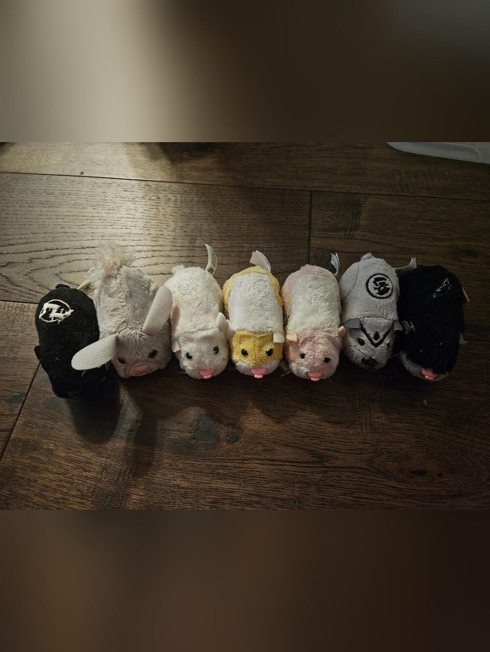 Lot of 6 Zhu Zhu Pets Hamsters Zuzu Animated Animals untested Not Tested As Is.